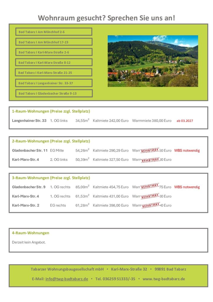 TWG Badtabarz – Tabarzer Wohnungsbau gesellschaft mbh